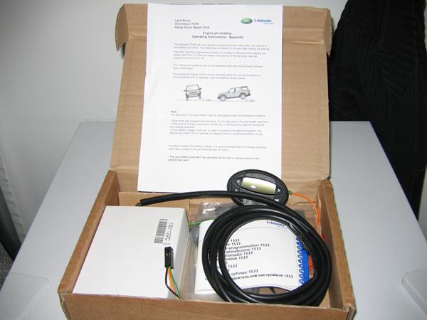 Land Rover Discovery 3 & Range Rover Sport ombygnings s�t til manuel styring af bilens oliefyr