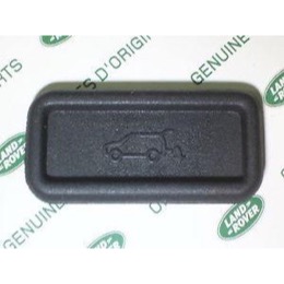 Land Rover bagklap cover i gummi for udløserknappen på Range Rover L322 fra 2002 og frem til 2013