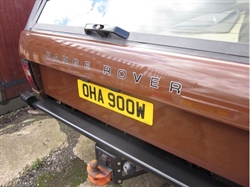 Land Rover logo sæt til kølerhjelm og bagklap på Range Rover Classic