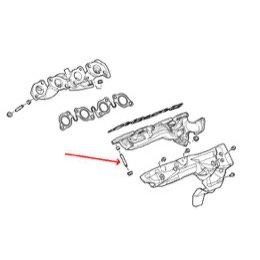 Land Rover TDV8 manifold bolt 1357627