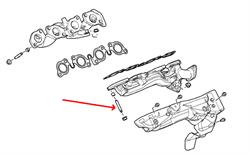 Land Rover TDV8 manifold bolt 1357627