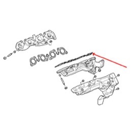 Land Rover manifold pakning for udstødnings manifold på 3,6 TDV8 motoren