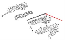 Land Rover manifold pakning for udstødnings manifold på 3,6 TDV8 motoren