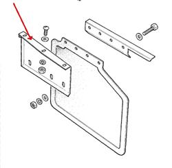 Land Rover forreste stænklap beslag for Range Rover Classic & Discovery 1 - Højre side