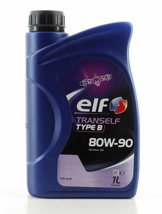 Elf Tranself B 80W-90 gearolie for gearkasser og differentialer - 8611122-0010