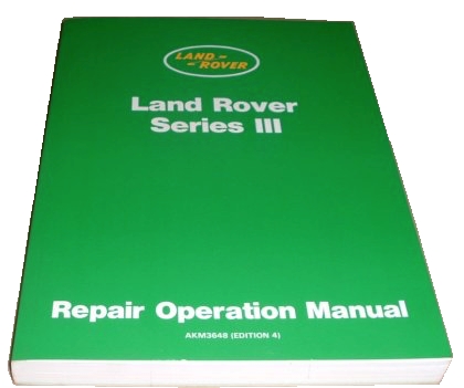 Land Rover Serie 3 instruktionsbog