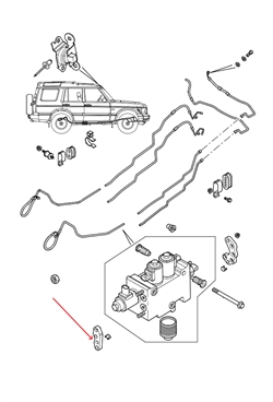 Land Rover ACE rør holder for Discovery 2 modellen