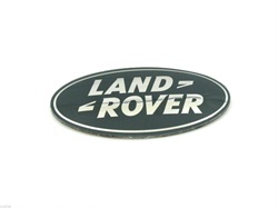 Land Rover grønt Land Rover logo med guldskrift