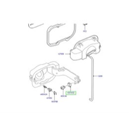 Land Rover tankdæksel gummi del til Discovery 3 samt Range Rover Sport - CAL500070