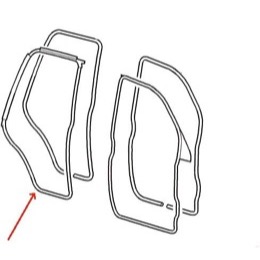 Land Rover Freelander 1 gummiliste for bagerste sidedør - Højre side