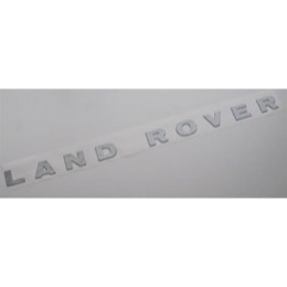 Land Rover "LAND ROVER" kølerhjelm skilt for Discovery 2 - Sølvfarvet