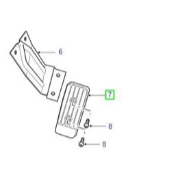 Land Rover pedal gummi til fodhvileren i Discovery 2, Defender samt Range Rover P38