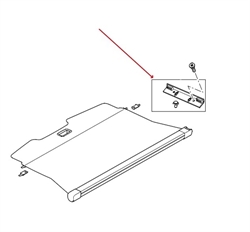 Land Rover plastik beslag til bagagerumsdækken for Range Rover Sport L320 - Højre side