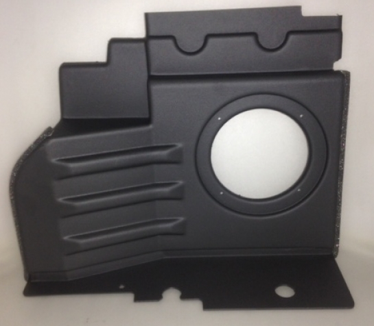 Land Rover Defender højttaler montage panel til bagerste højre højtaler - sort plastik - ERQ500060PMA
