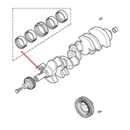 Land Rover V8 krumtap feder ERR2846