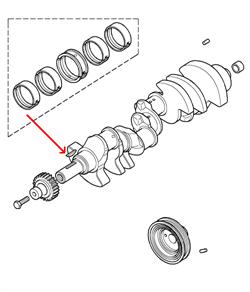 Land Rover V8 krumtap feder ERR2846