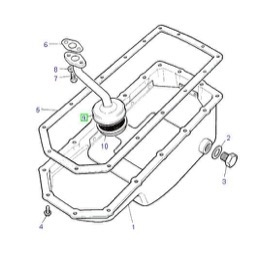 Land Rover V8 bundkar olie suge studs