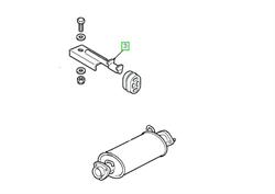 Land Rover udstødnings ophæng for Defender, Discovery 1 samt Range Rover Classic