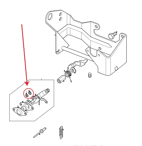 Land Rover Speeder Kabel clips 