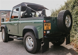Land Rover Defender Bikini Top kaleshe - Sort farve - Passende fra årgang 2000 og frem