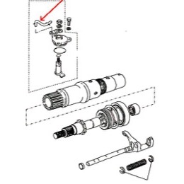 Land Rover gearvælger trækstang for LT230 Transfer gearkassen