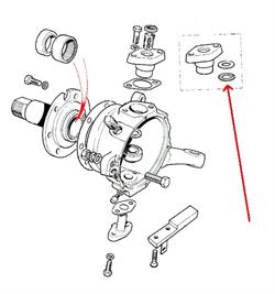 Land Rover swivel kugle trykleje for Range Rover Classic & Discovery 1 forhjul