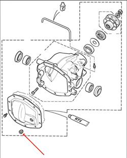 Land Rover differentiale olie påfyldningsprop for Freelander 1 modellen - FTC5431