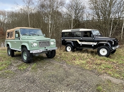 Land Rover Defender Stage 1 V8 grill - Rustfri stål