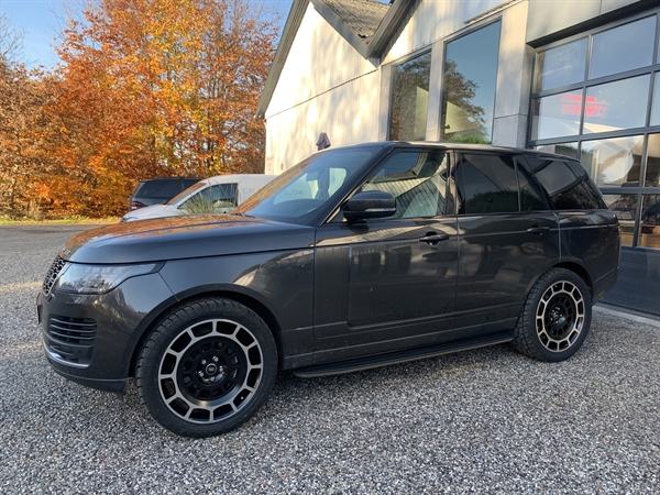 Land Rover 22" OCTA oversize dæk og fælg sæt - Sort/Poleret - Vintermærket helårsdæk