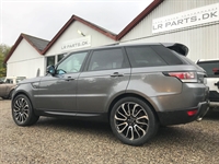 Land Rover 22" Turbine Spoke oversize dæk og fælg sæt - Sort/Poleret