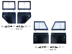 Land Rover dør sæt til 109" og tidlig Defender med alle 4 døre med glas og låse