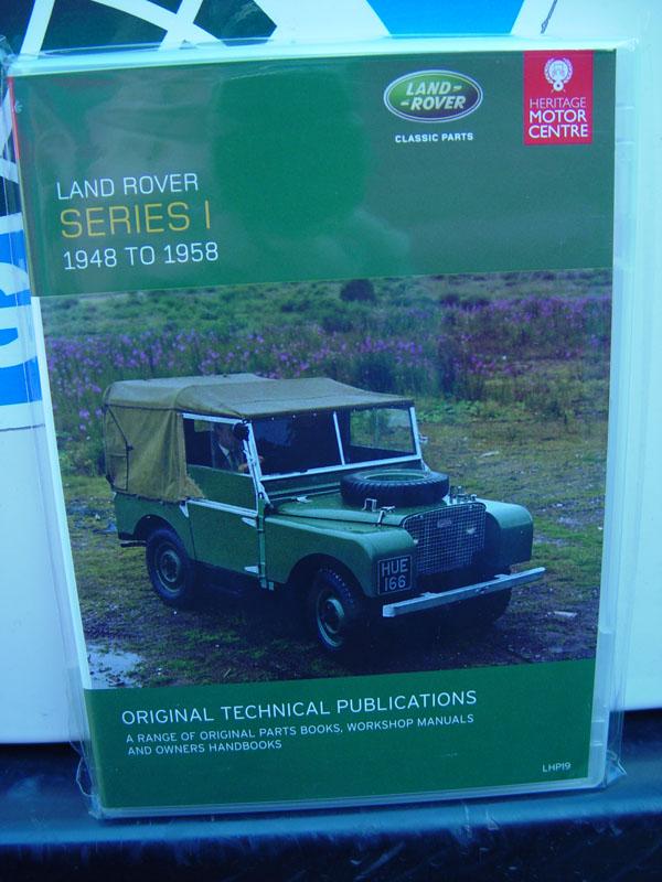 Land Rover Serie 1 CD Rom - reparations håndbog - 