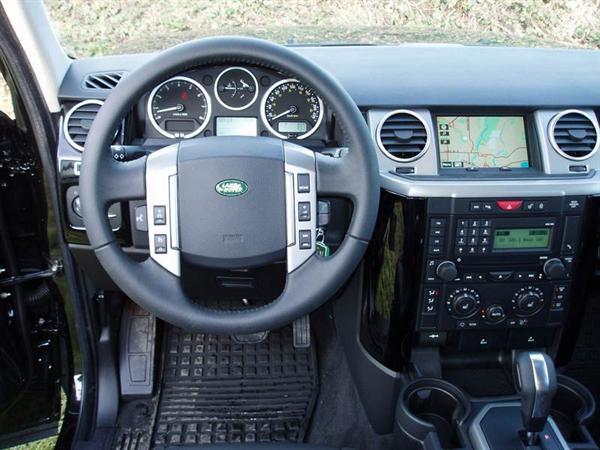 Land Rover instrumentbord del i sort Piano lak for Discovery 3 - venstre