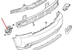 Land Rover forskærm montagebeslag for Range Rover L322 (2010-2012) - Højre side