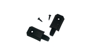 Land Rover bagagerumsdækken plastik holdere for Range Rover Sport L320 og Freelander 2 - Sort