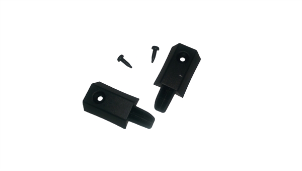 Land Rover bagagerumsdækken plastik holdere for Range Rover Sport L320 og Freelander 2 - Sort