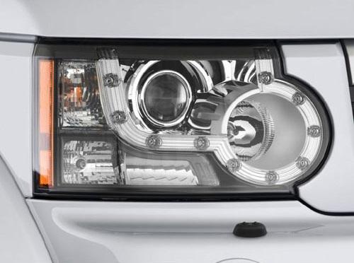 Land Rover forlygte for Discovery 4 med bi-xenon lys og LED positionslys frem til 2014 - højre side