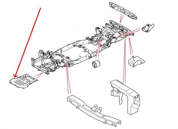 Land Rover bundskjold LR014235