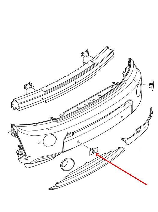 Land Rover parkerings sensor holder for Discovery 4