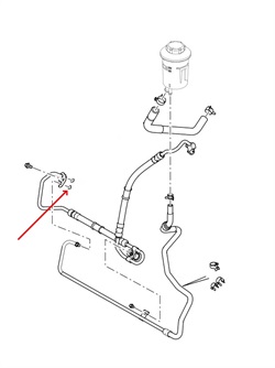 Land Rover servo slange O-ringe til tandstangen i Discovery 3 og Discovery 4