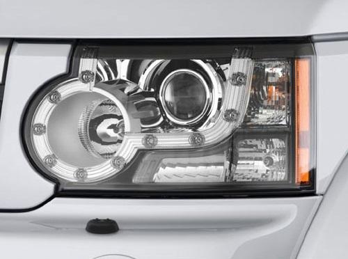 Land Rover forlygte for Discovery 4 med bi-xenon lys og LED positionslys frem til 2014 - venstre side