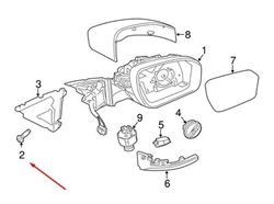 Land Rover bolt til montage af sidespejl til flere Range Rover modeller