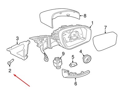 Land Rover bolt til montage af sidespejl til flere Range Rover modeller