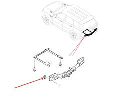 Land Rover anhængertræk montage beslag for Range Rover Sport 2014 og frem