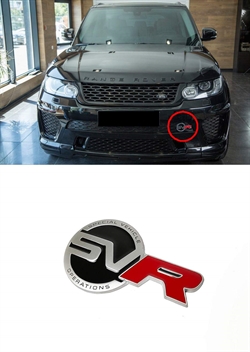 Land Rover SVR badge til kølergrill på Range Rover Sport SVR modellen