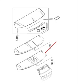 Land Rover tagspoiler til bagklappen på Range Rover Evoque - med TV, Radio og Navi antenne