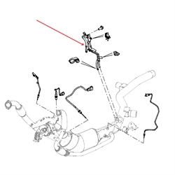 Land Rover 3,0 TDV6 partikelfilter trykføler - RANGE ROVER L405 & RANGE ROVER Sport L494