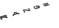 Land Rover "RANGE" logo til kølerhjelmen på Range Rover Sport L494 - Stealth Pack - silkemat sort
