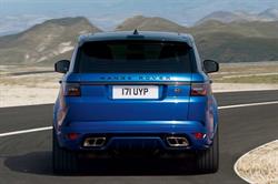 Land Rover SVR badge til bagklappen på Range Rover Sport SVR modellen