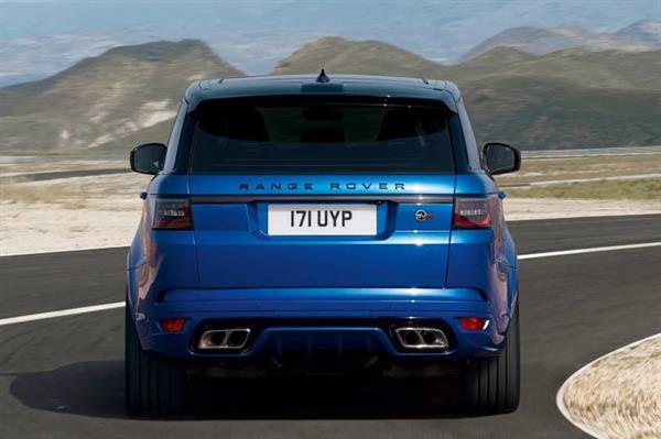 Land Rover SVR badge til bagklappen på Range Rover Sport SVR modellen